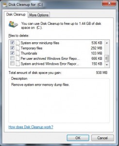 clear hard drive space